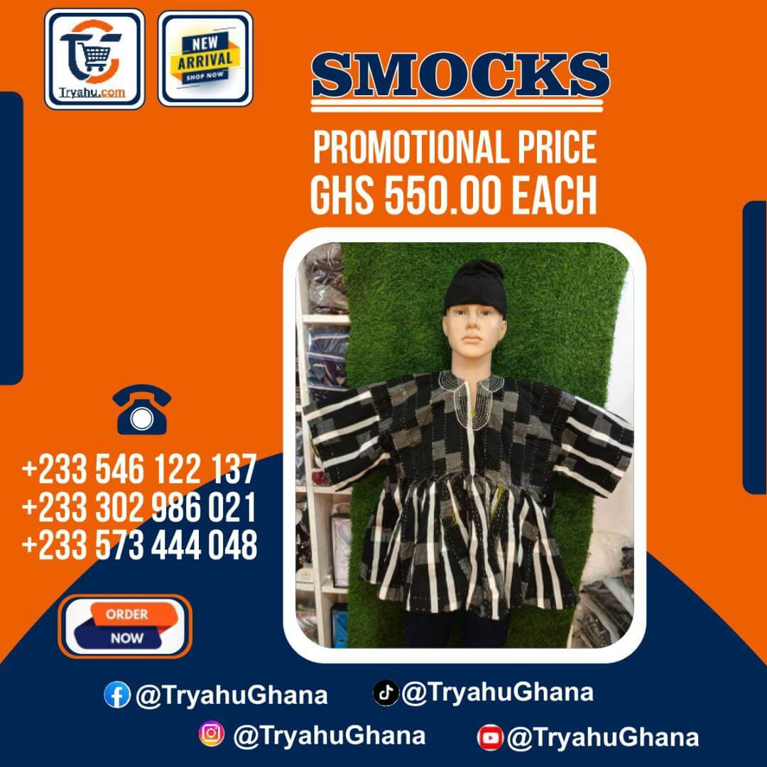 Authentic Premium Northern Smocks for Men | Handwoven Quality – Tryahu Ghana